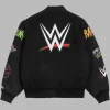 2026 WWE Superstar Black Varsity Bomber Jacket