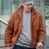 4 Kids Walk Into a Bank Liam Neeson Brown Jacket