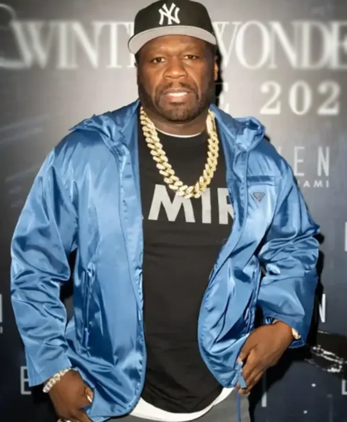 50 Cent New Year’s Eve Blue Jacket