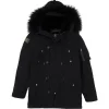 AVIREX Snorkel Fur Hooded Jacket Black