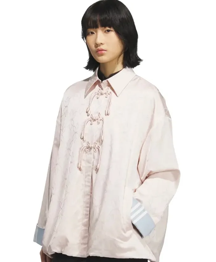 Adidas Cheongsam Jacket Pink Side