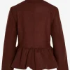Adidas Chinese New Year Peplum Jacket for women - Brown