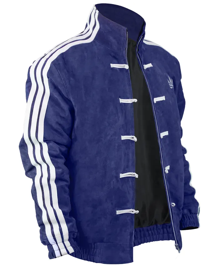 Adidas Chinese New Year Suede Leather Zipper Jacket-shop now