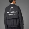 Adidas Mercedes F1 Black Jacket Back