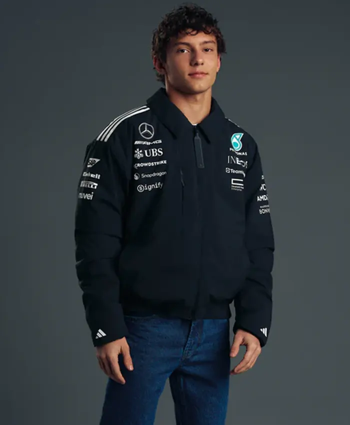 Adidas Mercedes F1 Black Jacket