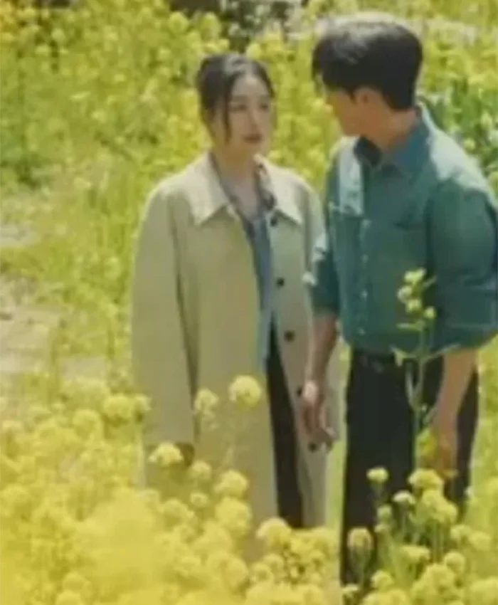 Ahn Eun-jin Dynamite Kiss Beige Coat For Sale