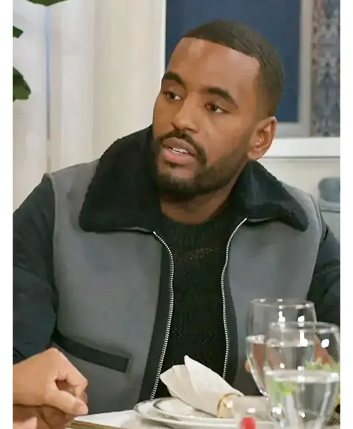 Andre Richardson Beyond the Gates Grey and Black Jacket For Sale