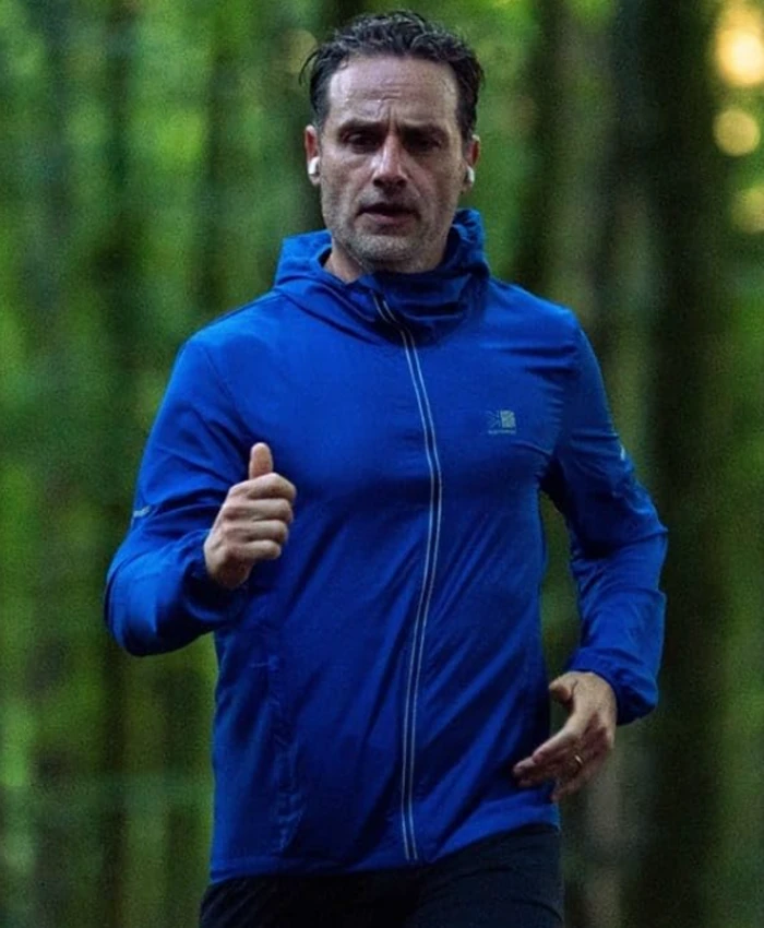 Andrew Lincoln Cold Water Blue Track Jacket