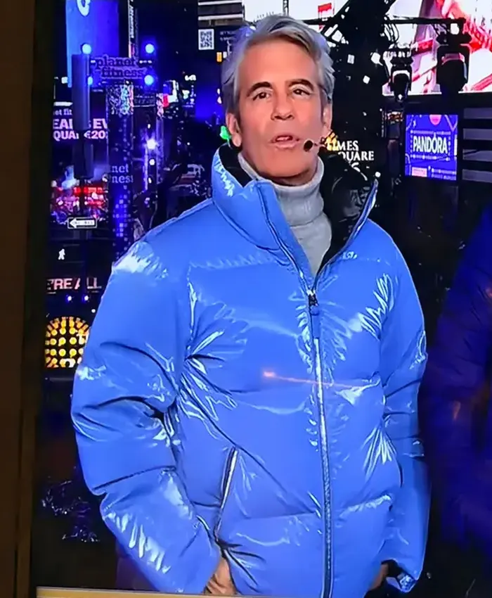 Andy Cohen New Year Blue Jacket For Sale
