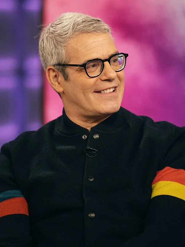 Andy Cohen Sleeve Stripe Bomber Jacket