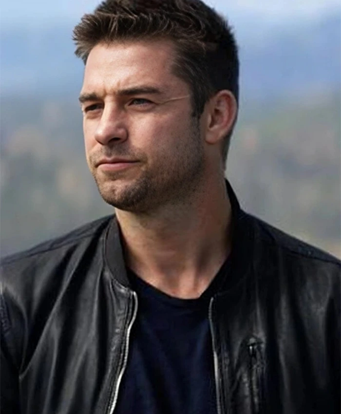 Animal Kingdom Barry Blackwell Black Leather Jacket