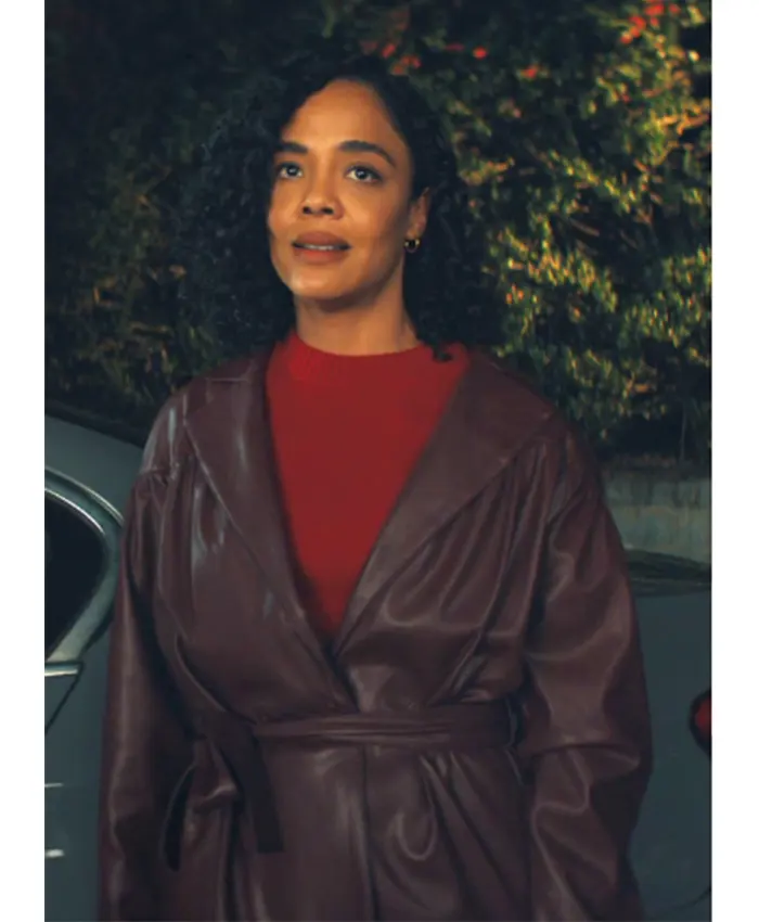 Anna His and Hers S01 Brown Leather Coat