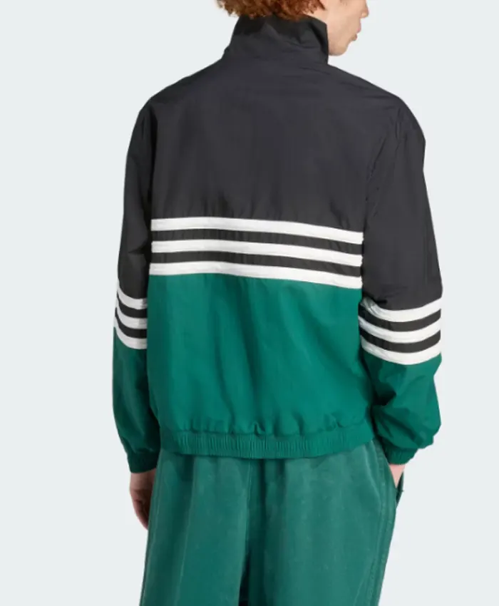 Archive Green and Black Track Jacket For Sale