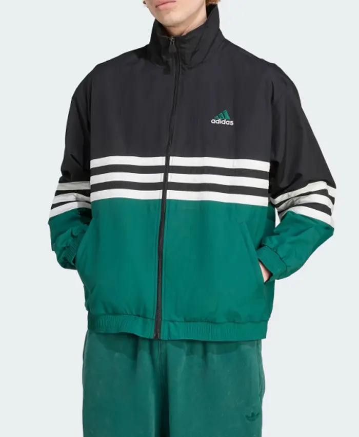 Archive Green and Black Track Jacket