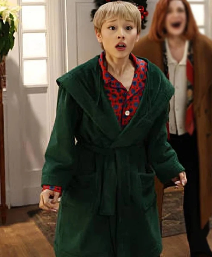 Ariana Grande Saturday Night Live Green Coat For Sale