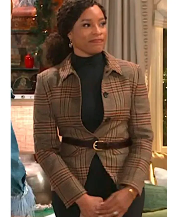 Arielle Prepetit Beyond The Gates Plaid Jacket