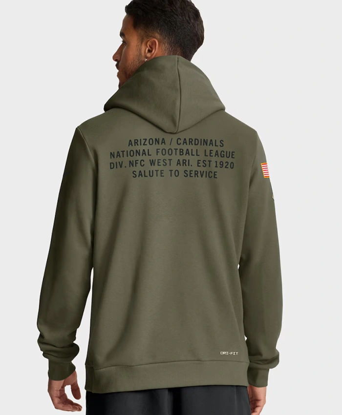 Arizona Cardinals 2025 Salute To Service Hoodie For Sale