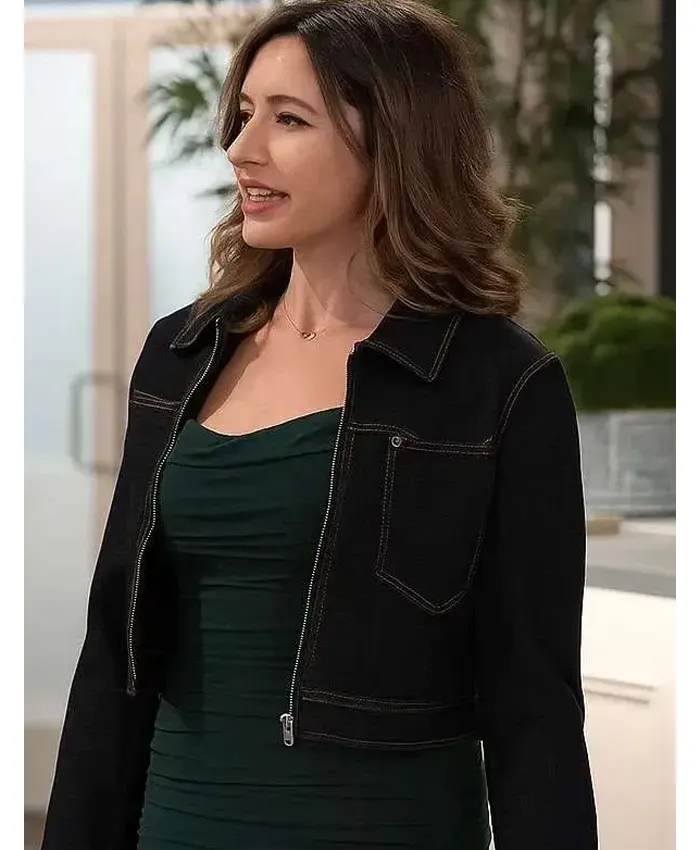 Ashley Morgan Beyond the Gates Black Denim Jacket