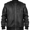 Barry Blackwell Animal Kingdom Black Leather Jacket