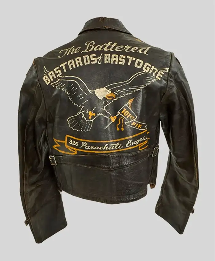 Bastogne Airborne Leather Jacket For Sale