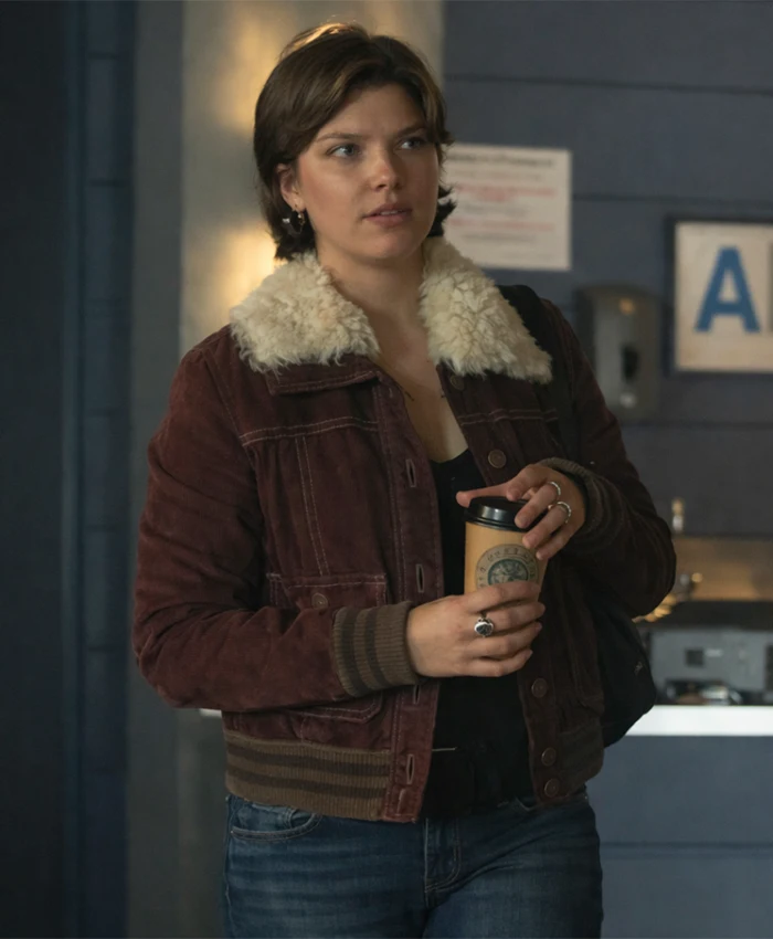 Bree Tell Me Lies S03 Suede Leather Jacket