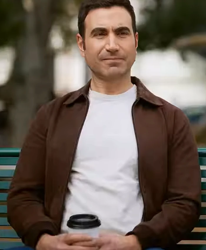 Brett Goldstein Shrinking S03 Brown Jacket