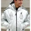 British Racing Driver George Russell Streetwear Silver Jacket