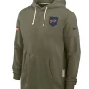 Buffalo Bills 2025 Olive Salute To Service Hoodie