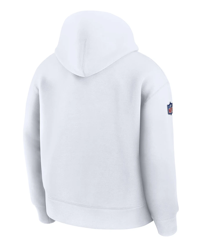 Buffalo Bills White 2025 Oversized Fleece Hoodie For Sale