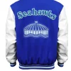 Buy Seattle Seahawks Retro Classic Rib Varsity Jacket For Men and women
