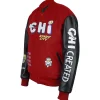 CHI Windy City Red Varsity Jacket For Sale