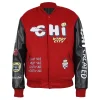 CHI Windy City Red Varsity Jacket Front