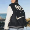 Caitlin Clark x Nike bomber Varsity Jacket