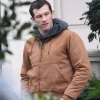 Callum Turner The Capture Brown Jacket