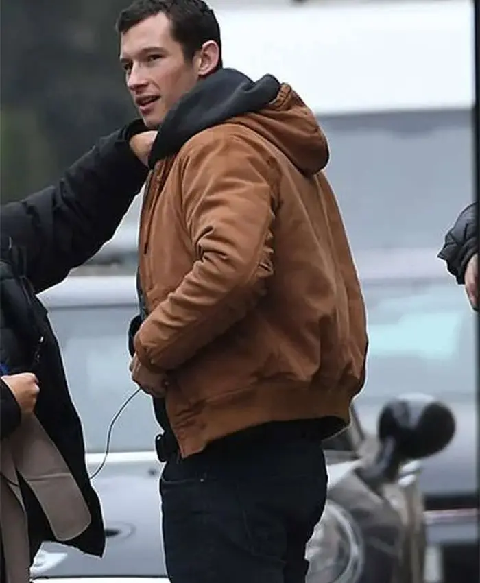 Callum Turner The Capture Brown Jacket For Sale