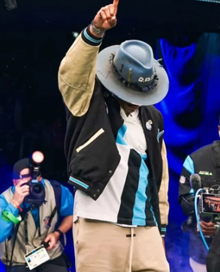 Cam Newton Carolina Panthers Jacket-front