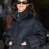 Camila Cabello Black Puffer Jacket
