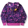 Casual Purple Bathing Ape Hoodie For Sale