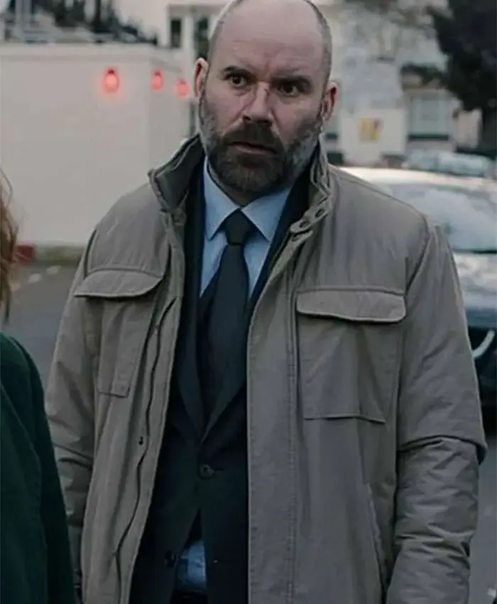 Cavan Clerkin The Capture Beige Jacket For Sale