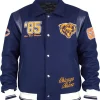Chicago Bears Blue Varsity Bomber Jacket- BUY NOW