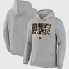 Chicago Bears Caleb Williams Grey Flash Features Hoodie