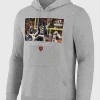 Chicago Bears Caleb Williams Grey Flash Features Hoodie For Sale