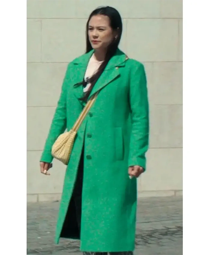 Clara Lioe Run Away Green Coat