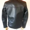 Classic Biker Red And Black Leather Jacket For Sale
