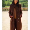 Claudia Winkleman The Traitors UK S04 Brown Coat