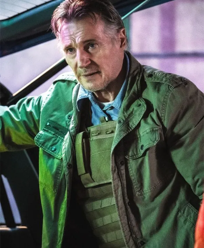Cold Storage Liam Neeson Green Jacket