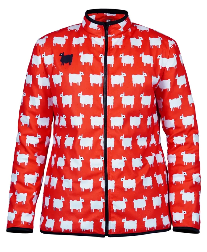 Colton Underwood The Traitors S04 Sheep Print Jacket