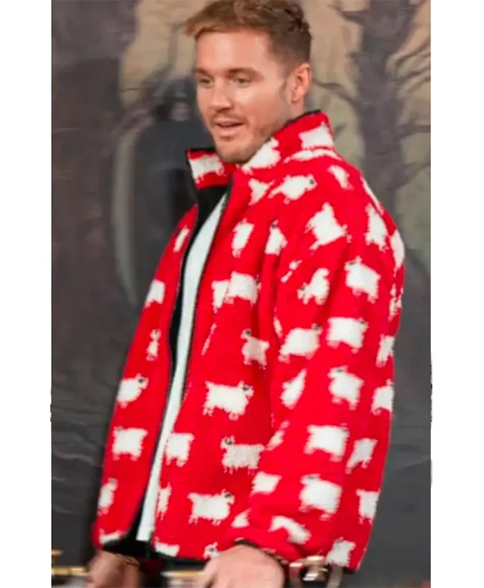 Colton Underwood The Traitors S04 Sheep Print Jacket