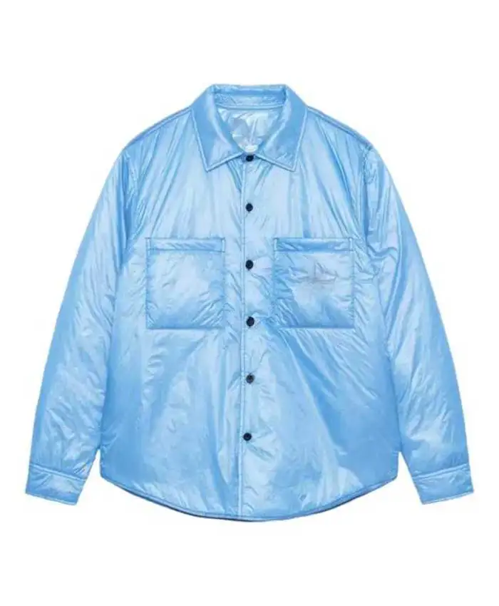 Colton Un­der­wood The Trai­tors US S04 Blue Over­shirt For Sale