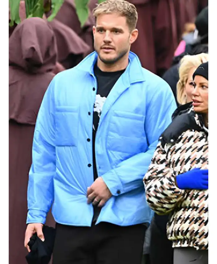 Colton Un­der­wood The Trai­tors US S04 Blue Over­shirt